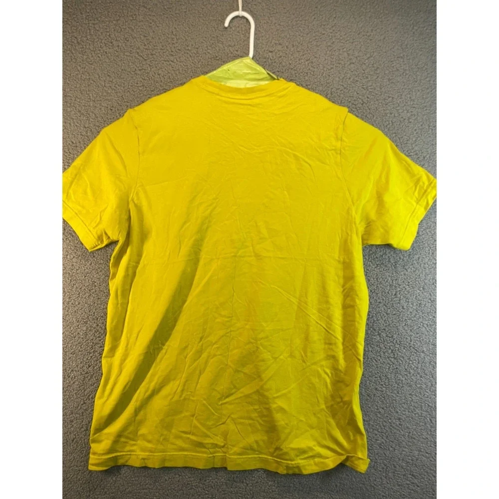 Adidas  Training T Shirt Yellow  Lightweight Men's Size‎ XL